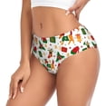 thumbnail image 2 of Fotbe Christmas Hat Cute Puppy Calzones Estampados para Mujer – Ropa Interior de Algodón, Cómoda, Suave y Elástica-Medium, 2 of 6