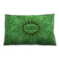 thumbnail image 1 of Ahgly Company Patterned Indoor Rectangular Neon Green Lumbar Throw Pillow, 13 inch by 19 inch, 1 of 5
