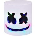 thumbnail image 1 of Halloween DJ Mask Helmet, Music Festival Carnaval Halloween Glowing Mask for Men Women Kids Thanksgiving Christmas Halloween Glow LED Mask Ormromra WMZY-835, 1 of 7