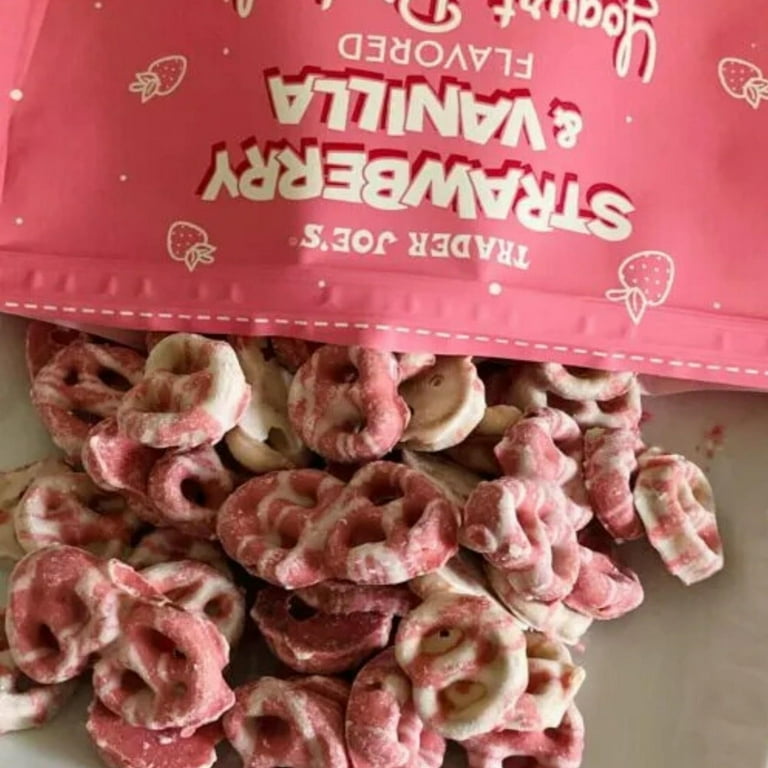 10 Pack of Trader Joe's Strawberry Vanilla Yogurt Pretzels | 7 Oz