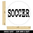 thumbnail image 2 of Soccer Fun Text Self-Inking Rubber Stamp Ink Stamper - Pink Ink - Medium 1 Inch, 2 of 7
