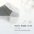 thumbnail image 6 of 8 Pack Mens Ankle Socks Low Cut Comfort Casual Socks Size 10-13/13-15, 6 of 7