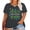 D-Gray, variant on Women's Plus Size Tops Magical Shirt for Women Magic Kingdom Tshirt Family Vacation Tee Castle Believe in The Magic Tie Dye Short Sleeves Tops,2X