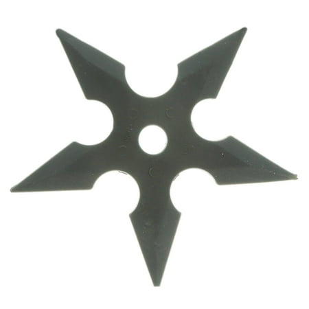 Rubber Throwing Star - Black Rubber Soft Flexible Five Points Throwing Star for Training and Practice