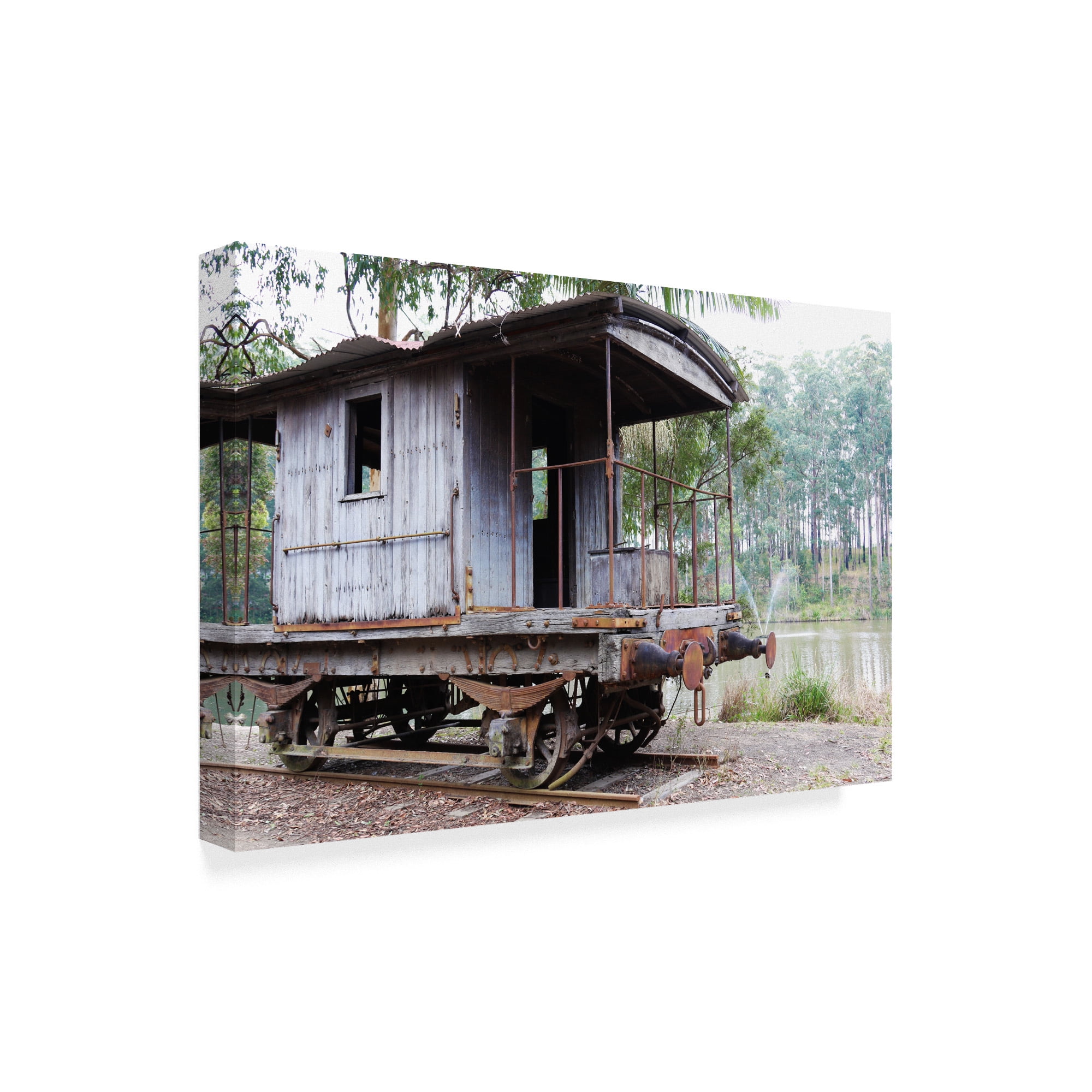 Trademark Fine Art 'Train Car' Canvas Art by Incredi