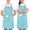 Aqua, variant on Utopia Kitchen 2 Pack Bib Apron, Adjustable with 2 Pockets, Water and Oil Resistant, Cooking Kitchen Chef Apron for Women Men, Red