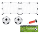 thumbnail image 2 of Portería De Futbol Para Infantil Con El Fútbol 95x48x70cm Xtellar blanco, 2 of 4
