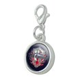 thumbnail image 2 of USA Choppers Shield Flames Eagle American Motorcycle Biker Antiqued Bracelet Pendant Zipper Pull Charm with Lobster Clasp, 2 of 5