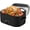 Black, variant on Superjoe Roaster Oven 28 Quart, Electric Roaster Oven with Visible & Self-Basting Lid, Turkey Roaster Oven with Removable Pan & Rack, Variable Temperature Control, Stainless Steel, Black