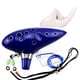 thumbnail image 1 of Ocarina Alto C Cerámica Piccolo Azul Musical Ocarina Para Principiantes Hogar Al Aire Libre 12 Agujeros Minnieouse EL010730-00, 1 of 5
