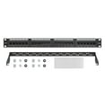 thumbnail image 5 of Manhattan 24-Port Cat6 Rackmount Patch Panel | Cable Management, Mountable Support Bar - 720786, 5 of 7