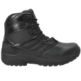 thumbnail image 2 of Men's 6" Full Grain Polishable Leather Side Zipper Tactical Boot, Black, 2 of 5