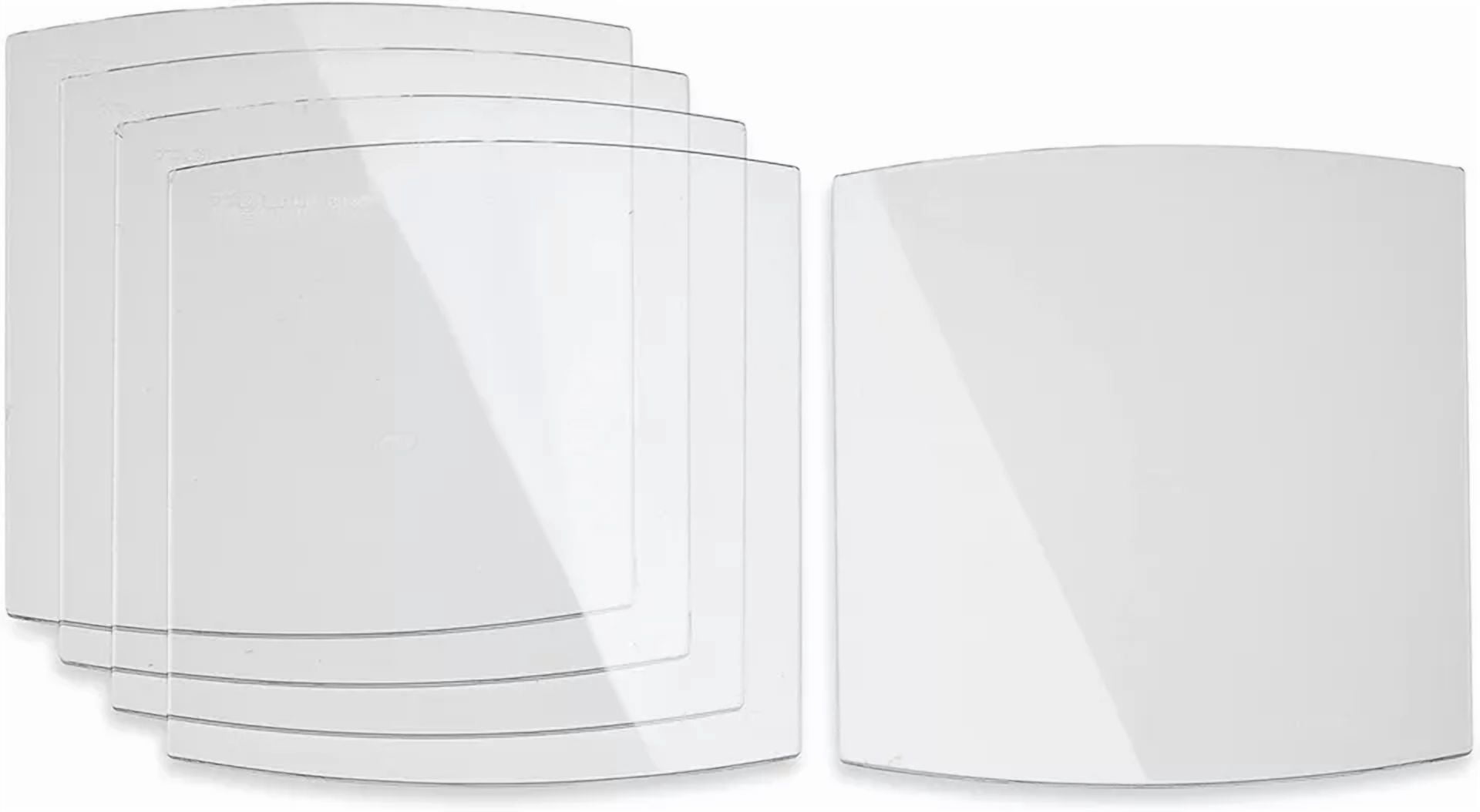 CIRCLE- 1- 5 Pack Miller 216326 Welding Helmet Replacement Outside Safety Lens Plate