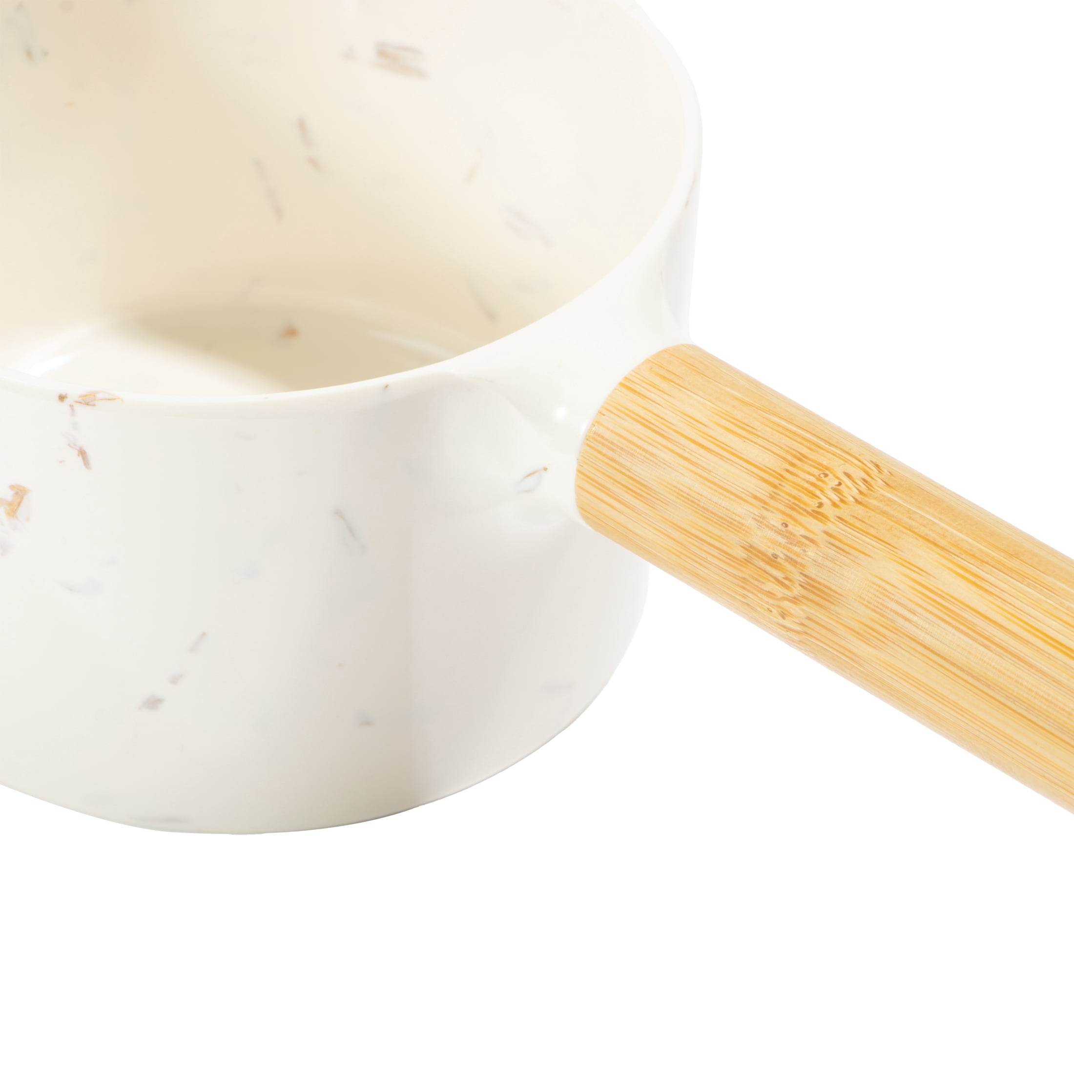 Oodles Dishwasher Safe Speckled Dog Bowl & Scoop Feeding Set, White, One Size