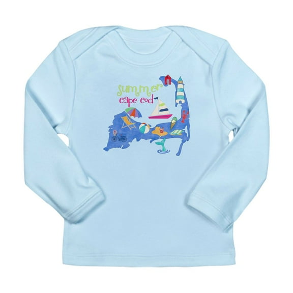 CafePress - Cute Cape Cod Map Long Sleeve Infant T Shirt - Long Sleeve Infant T-Shirt