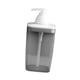 thumbnail image 4 of Dispensador de jabón de manos 420 ml, multifuncional, compacto, transparente, rellenable, para loción gris, 4 of 9