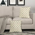 thumbnail image 3 of Spring Floral Easter Block Print Pillow Covers 18x18 Inch Set of 2, Pink Yellow Blue Purple Flower Holiday Decorative Throw Pillowcases Outdoor Farmhouse Cushion Covers Sofa Couch Bed Decor, 3 of 6