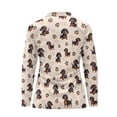 thumbnail image 5 of Yuyamidu Cute Dachshund Long Sleeve Golf Shirts for Women Dog Paw Workout Tops Athletic Tennis Shirts Lightweight Activewear Golf Clothes Size XS, 5 of 8