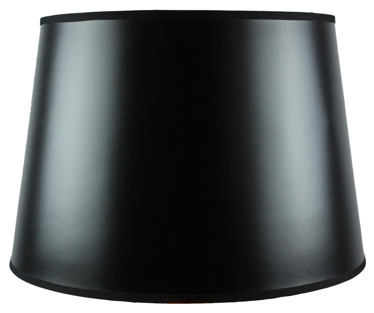 13x16x11 Black Parchment GoldLined Floor Lampshade