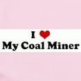thumbnail image 2 of CafePress - I Love My Coal Miner Infant Bodysuit - Baby Light Bodysuit, Size Newborn - 24 Months, 2 of 4