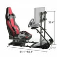 thumbnail image 3 of Racing Wheel Cockpit Enhanced Stable Adjustable, Compatible with Fanatec PXN Thrustmaster Logitech, 3 of 6