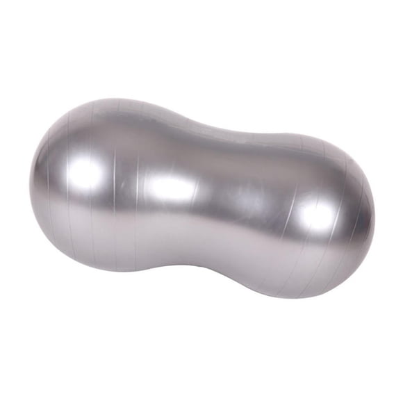 Pelota de cacahuete, pelota de pilates, pelota de equilibrio, pelota de gimnasia con bomba, hecha de Gris