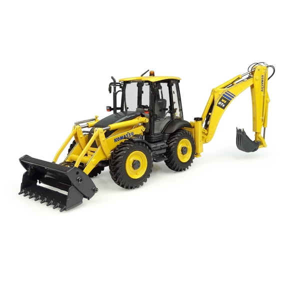 Universal Hobbies 1:50 Komatsu WB97S-8 4WD Backhoe Loader Diecast Replica UH8139