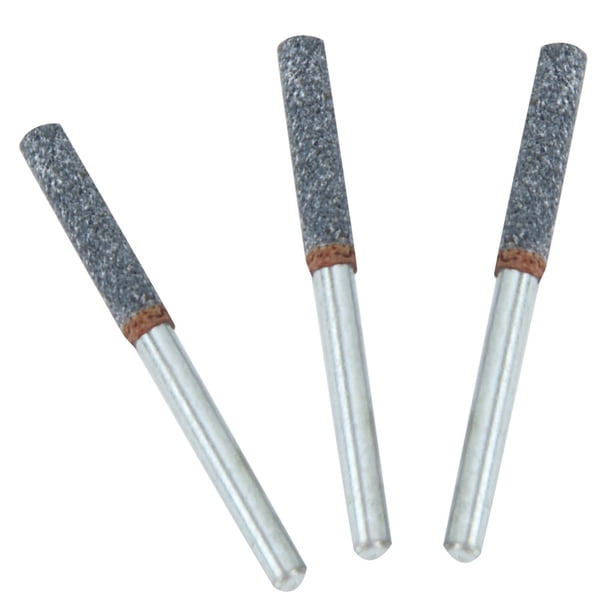 AFILADOR DE MOTOSIERRA DE DIAMANTE DE 4MM Y 5/32 PULGADAS, HERRAMIENTA DE AFILADO DE LIMAS DE PIEDRA Para Herramentalas Giratorias, Juego de 3