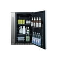 thumbnail image 2 of 24" wide 19" deep outdoor all-refrigerator with slide-out side storage compartment, 2 of 3