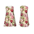 thumbnail image 7 of Balery Tulips Flowers Pattern Women’s Summer Dresses – Loose Sleeveless Sundress, Casual and Comfortable Beach Dress for Hot Days, 7 of 7