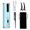 thumbnail image 1 of HLONK Boucleurs pour Cheveux Automatiques Sans Fil avec Températures et Minuteries Réglables Chargeur USB Boucleur Rotatif Portable Rose, 1 of 5