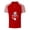 Red, variant on IWRICH Mardi Gras Polo Shirts for Men Plus Size Carnival T Shirts Button up Summer Short Sleeve Strip Sleeve Tees White XL