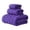 Purple, variant on KOYPTL Soft Linen Luxury 3 Piece Towel Set 1 Bath Towel 1 Hand Towel 1 Washcloth 900 GSM Highly Absorbent & Quick Dry Bath Sheets No Shedding Hotel & Home Spa Towel Sets for Adults Gray