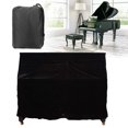 thumbnail image 2 of Soft Piano Cover, Polyester Upright Piano Cover, Home For Indoor, 2 of 8
