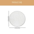 thumbnail image 4 of MesaSe Stainless Steel Grill Round Mesh Baking Net Camping Accessories Charcoal Grills Grid Simple Make Tea, 4 of 6