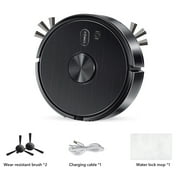LACKUST Robot Vacuum,Intelligent Sweeping Robot Household Charging Cleaning Machine Mopping Machine Vacuum Cleaner,Black