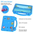 thumbnail image 2 of SaniMore for Samsung Galaxy Tab A8 (SM-X200/X205) EVA Kids Case, Skid-Proof Texture Case with Pencil Holder Hand Strap & Foldable Kickstand Shockproof Protective Case for Boys Girls, Skyblue, 2 of 7