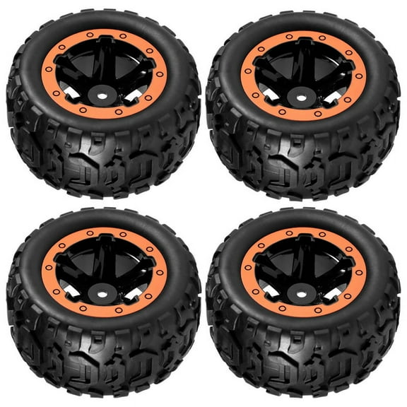 ckepdyeh 4Pcs Large Tire Widening Tyre Wheel for 144001 124016 124018 124019 12428 16889 RC Car Upgrade Parts,1