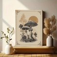 thumbnail image 6 of Qisvanset Vintage Mushroom Illustration Canvas Print 15.75x11.81 Inches, 6 of 8