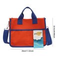 thumbnail image 3 of Bolso informal para mujer, bolso de mano de lona de colores caramelo, bolso diario para niñas (naranja), 3 of 8
