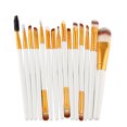 thumbnail image 5 of Bronzer Brush 15pcs/set Makeup Brush Set tools Make-up Toiletry Kit Wool Make Up Brush Set, 5 of 5
