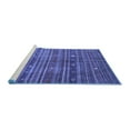 thumbnail image 2 of Ahgly Company Machine Washable Indoor Rectangle Abstract Blue Contemporary Area Rugs, 6' x 9', 2 of 4