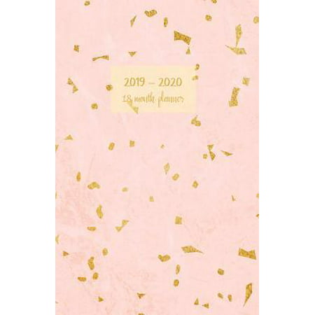 2019 - 2020 18 month planner : July 19 - Dec 20. Monday start week. Monthly and weekly planner with TO-DOS. Includes Important dates, 2021 Future planning, Schedules and Assignments. 8.5' x 5.5'. (Portable) (Terrazzo tiles pastel pink