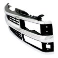 thumbnail image 4 of Garage-Pro Grille Assembly Compatible With 1994-1999 Chevrolet C1500, 1994-1999 Chevrolet C1500 Suburban Chrome Shell with Painted Black Insert, Plastic, 4 of 4