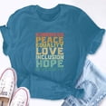 thumbnail image 5 of EcoLoom Peace Love Diversity Inclusion Equality Black History Month Short Sleeve Unisex T Shirt, 5 of 6