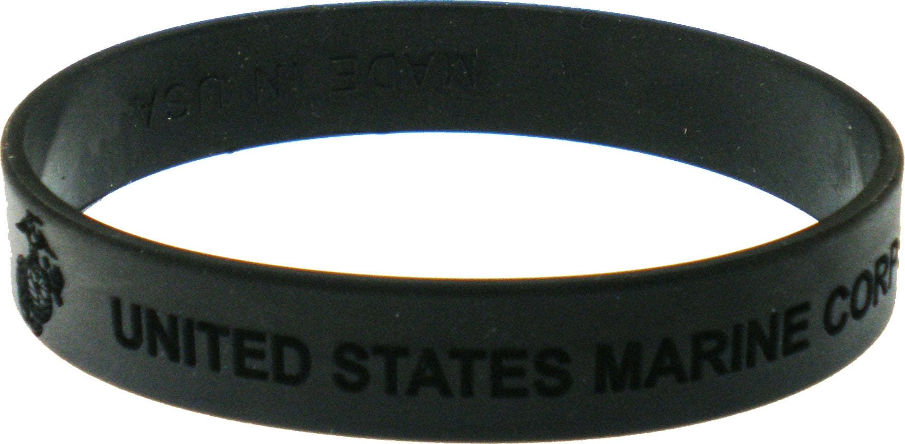 Wristbands Jewelry NEW US Marine Corps Rubber Bracelet Wrist Band The