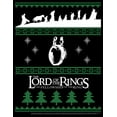thumbnail image 2 of Men's The Lord of the Rings Fellowship of the Ring Christmas Sweater  Graphic Tee Black X Large, 2 of 5