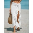 thumbnail image 2 of Cupshe Women's White Side Tie Midi Sarong, One Size, 2 of 4