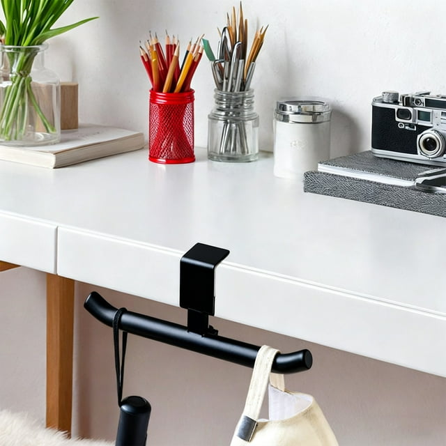 Crochet de Bureau Robuste pour Usage Intérieur - Cintre Utilitaire Durable Sans -Free avec Conception Gain de Place pour Pièces, Salles de Bain et Entrées