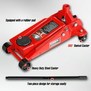 JACK BOSS Floor Jack 3 Ton Capacity Fast Lift Service Jack Steel Heavy Duty Hydraulic Car Jack
